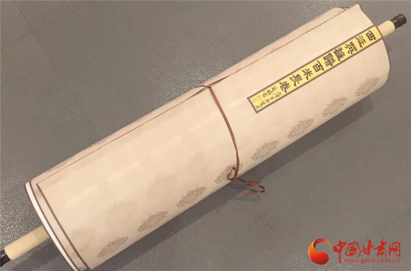 高臺縣文聯創作書法作品百米長卷《西征英雄譜》受關注