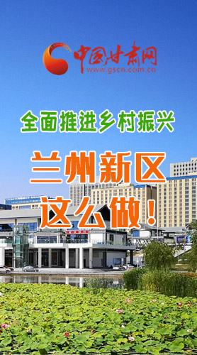 圖解|全面推進鄉村振興 蘭州新區這么做！